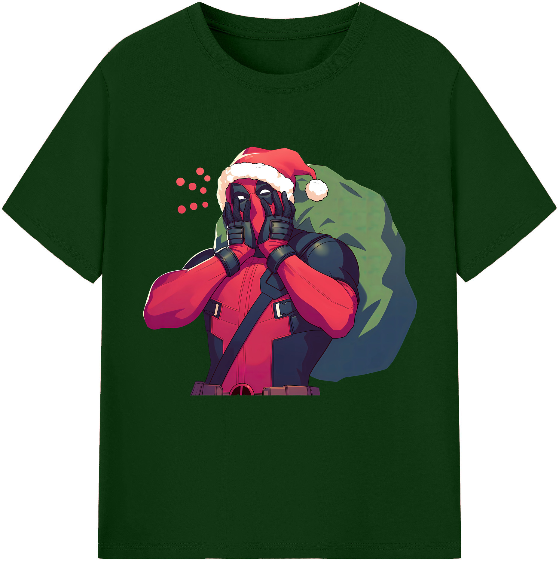 （画像用） Deadpool デッドプール 綿100％半袖Tシャツ（フロントプリント）